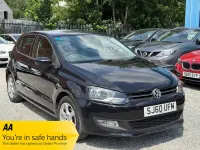 Used VW Polo 70 HP (51 kW) 2010 Black Hatchback