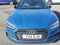 Used Audi A5 Black Edition 150 HP (110 kW) 2019 Blue Coupe