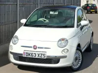 Used Fiat 500 Lounge 69 HP (50 kW) 2013 White Hatchback