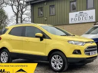 Used Ford Ecosport Zetec 112 HP (82 kW) 2017 Yellow SUV