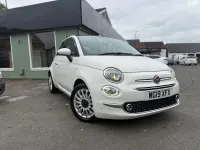 Occasion Fiat 500 Lounge 69 ch (50 kW) 2019 Blanc Citadine