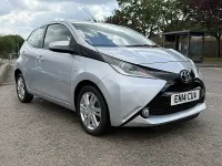 Gebraucht Toyota Aygo x-press 2014 Silber Kleinwagen