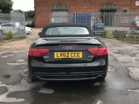 Used Audi A5 Cabriolet S-Line 2012 Black Cabriolet