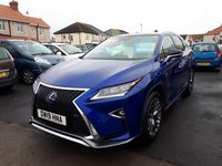 Used Lexus RX450h Sport Line 308 HP (226 kW) 2019 Blue SUV