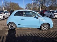 Used Fiat 500 Lounge 2014 Blue Cabriolet
