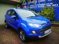 Used Ford Ecosport Titanium 125 HP (91 kW) 2015 Blue SUV