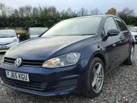 Used VW Golf VII 2015 Blue Hatchback