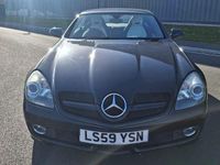 Used Mercedes SLK200 184 HP (135 kW) 2009 Black Cabriolet