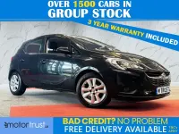 Used Vauxhall Corsa Design Edition 90 HP (66 kW) 2018 Black Hatchback