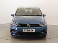 Usado VW Touran R-line 150 CV (110 kW) 2021 Azul Monovolumen