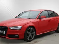 Used Audi A4 Black Edition 177 HP (130 kW) 2015 Red Sedan