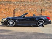 Used Mercedes SL400 AMG line 367 HP (269 kW) 2018 Black Cabriolet