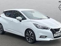 Used Nissan Micra Tekna 92 HP (67 kW) 2022 White Hatchback