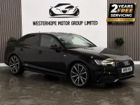 Used Audi A4 Black Edition 150 HP (110 kW) 2018 Black Sedan