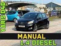 Used Toyota Yaris 90 HP (66 kW) 2014 Black Hatchback