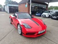 Usado Porsche Boxster 2021 Rojo Descapotable