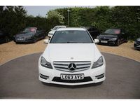 Begagnad Mercedes C220 AMG 2013 Vit Kombi