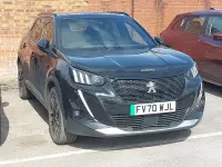 Used Peugeot e-2008 GT-line 100 kW (136 HP) 2020 Black SUV