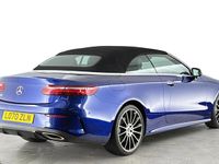 Used Mercedes E350 AMG Line Premium Plus 313 HP (230 kW) 2021 Blue Cabriolet