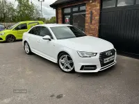 Used Audi A4 S-Line 190 HP (139 kW) 2017 White Sedan
