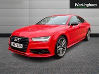 Used Audi A7 Black Edition 2017 Red Hatchback