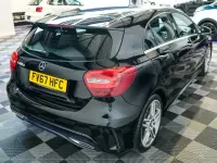 Used Mercedes A180 AMG line 109 HP (80 kW) 2017 Black Hatchback
