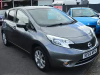 Used Nissan Note Acenta 98 HP (72 kW) 2016 Grey Hatchback