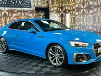 Used Audi A5 S-Line 190 HP (139 kW) 2020 Blue Coupe