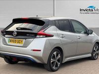 Used Nissan Leaf Tekna 110 kW (150 HP) 2019 Silver Hatchback
