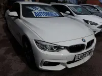 Begagnad BMW 420 M Sport 2015 Vit Sportkupé