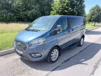 Used Ford Tourneo Custom Titanium 130 HP (95 kW) 2021 Blue Van