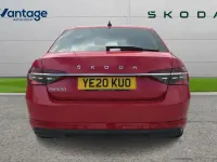 Used Skoda Superb SE L 147 HP (108 kW) 2020 Velvet red metallic Hatchback