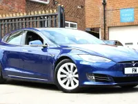 Used Tesla Model S Long Range AWD 397 kW (541 HP) 2020 Blue Hatchback