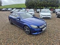 Używany Mercedes C220 194 KM (142 kW) 2019 Niebieski Sedan/Limuzyna