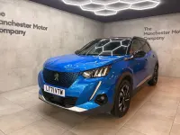 Used Peugeot e-2008 GT 50 kW (68 HP) 2021 Blue SUV