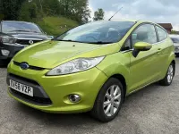 Used Ford Fiesta Zetec 82 HP (60 kW) 2008 Green Hatchback
