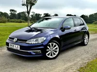 Used VW Golf VII GT 2019 Blue Hatchback
