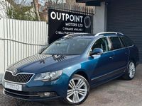 Used Skoda Superb Elegance 140 HP (102 kW) 2014 Blue Estate