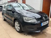 Used VW Polo SE 90 HP (66 kW) 2010 Black Hatchback