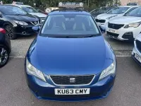 Used Seat Leon 110 HP (80 kW) 2013 Blue Hatchback