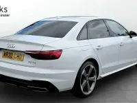 Used Audi A4 Black Edition 163 HP (119 kW) 2020 White Sedan