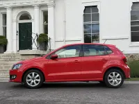 Used VW Polo Match 85 HP (62 kW) 2011 Red Hatchback