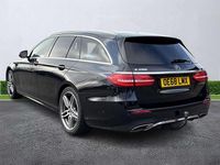 Used Mercedes E200 AMG line 184 HP (135 kW) 2018 Black Estate