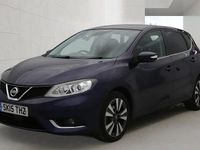 Used Nissan Pulsar Tekna 110 HP (80 kW) 2015 Blue Hatchback