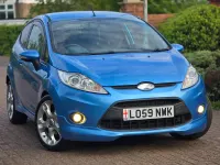 Used Ford Fiesta Zetec 2010 Blue Hatchback