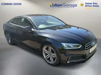 Begagnad Audi A5 S-Line 150 HK (110 kW) 2019 Svart Sportkupé