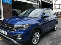 Used VW T-Cross SE 95 HP (69 kW) 2023 Blue SUV