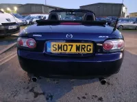 Used Mazda MX5 126 HP (92 kW) 2007 Blue Cabriolet