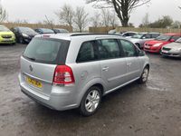 used Vauxhall Zafira 1.6i [115] Exclusiv 5dr