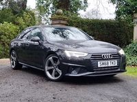 Used Audi A4 Black Edition 150 HP (110 kW) 2019 Black Sedan